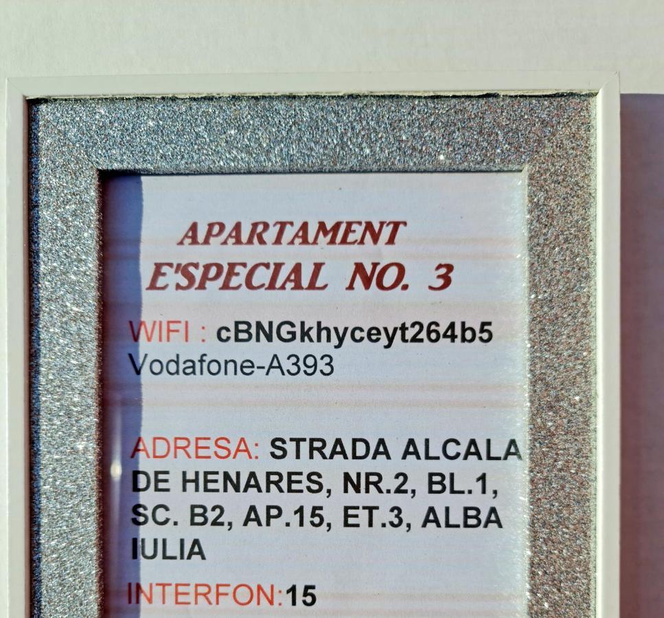 Apartament E'Special No3 Alba Iulia Eksteriør bilde